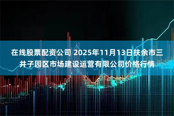 在线股票配资公司 2025年11月13日扶余市三井子园区市场建设运营有限公司价格行情